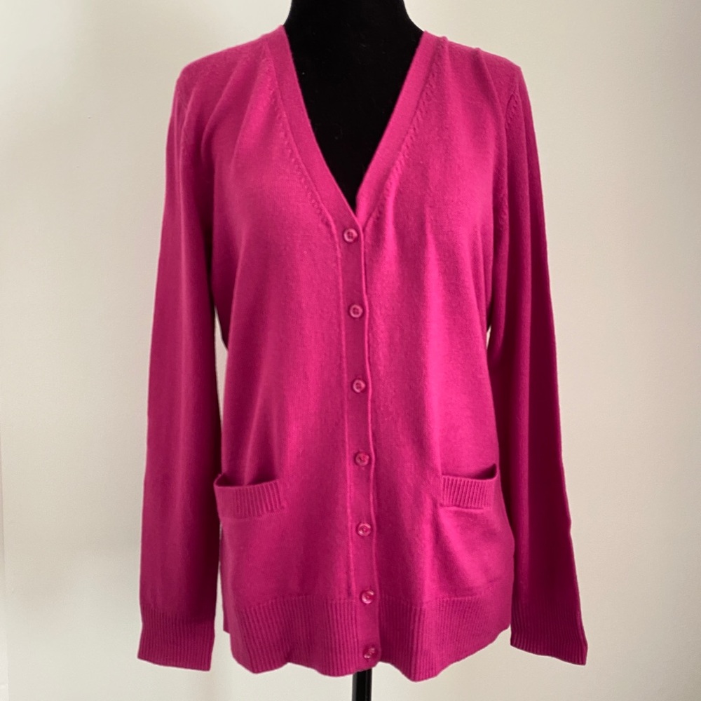 Lord & Taylor Merino Wool Cardigan